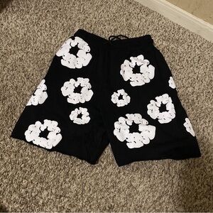 Denim Tears Black and White Men's shorts